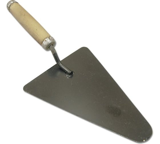 Изображение товара Кельма КБ бетонщика НАШ ИНСТРУМЕНТ с деревянной ручкой /треугольник/ /Р/ 020306