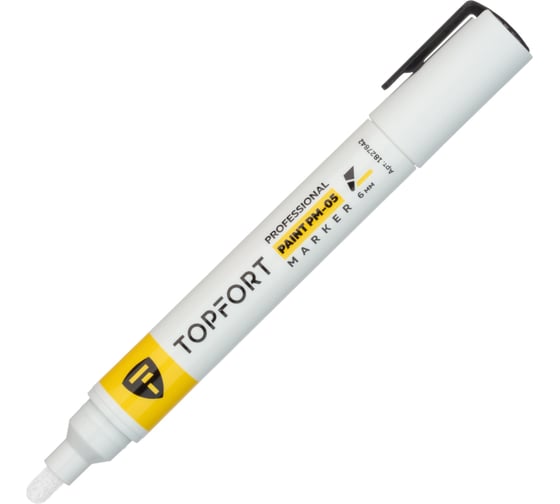 Изображение товара Маркер лаковый Topfort Paint 6 мм, белый 1827842