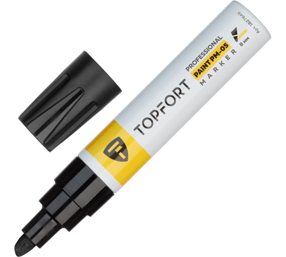 Изображение товара Маркер лаковый Topfort Paint 8 мм, черный 1827849