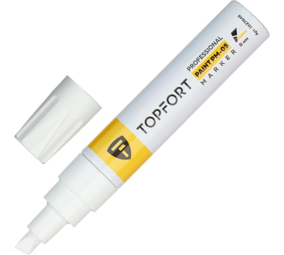 Изображение товара Маркер лаковый Topfort Paint 8 мм, белый 1827848