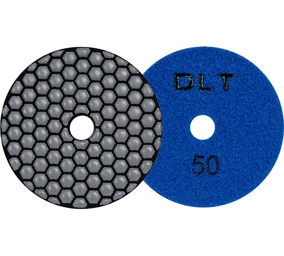 Изображение товара Круг алмазный гибкий шлифовальный №15, Р50, 100 мм DLT 1167