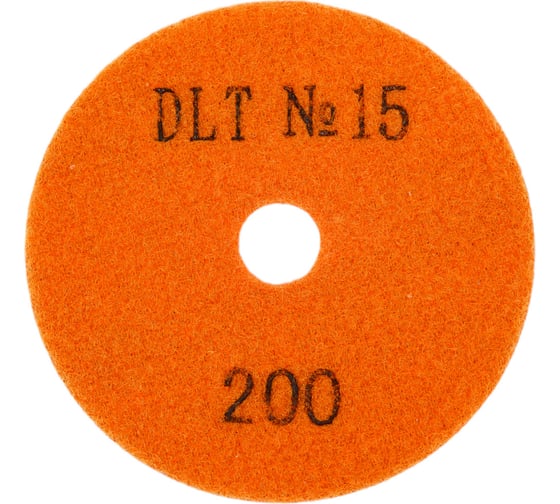 Изображение товара Круг алмазный гибкий шлифовальный №15, Р200, 100 мм DLT 1169