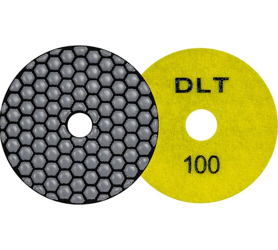 Изображение товара Круг алмазный гибкий шлифовальный №15, Р100, 100 мм DLT 1168