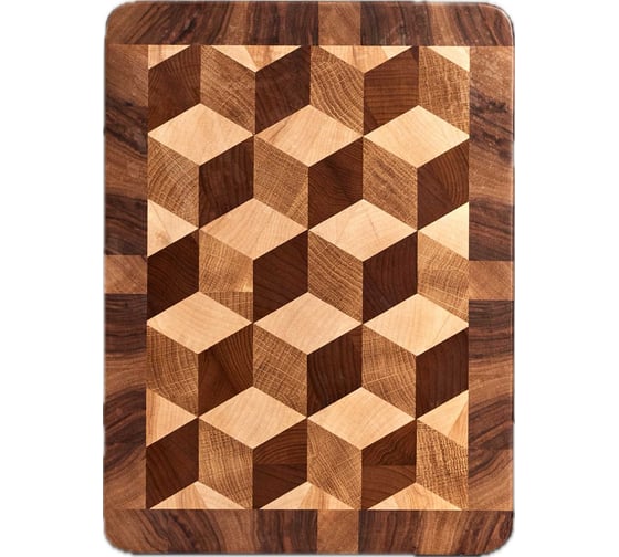 Изображение товара Разделочная торцевая доска SPWOOD дуб/орех/клен/термобук spwood4