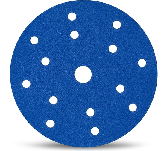 Изображение товара Шлифовальный круг на липучке 150 мм, Р240, с керамическим зерном, 10 шт TOTFLEX 4631174654278