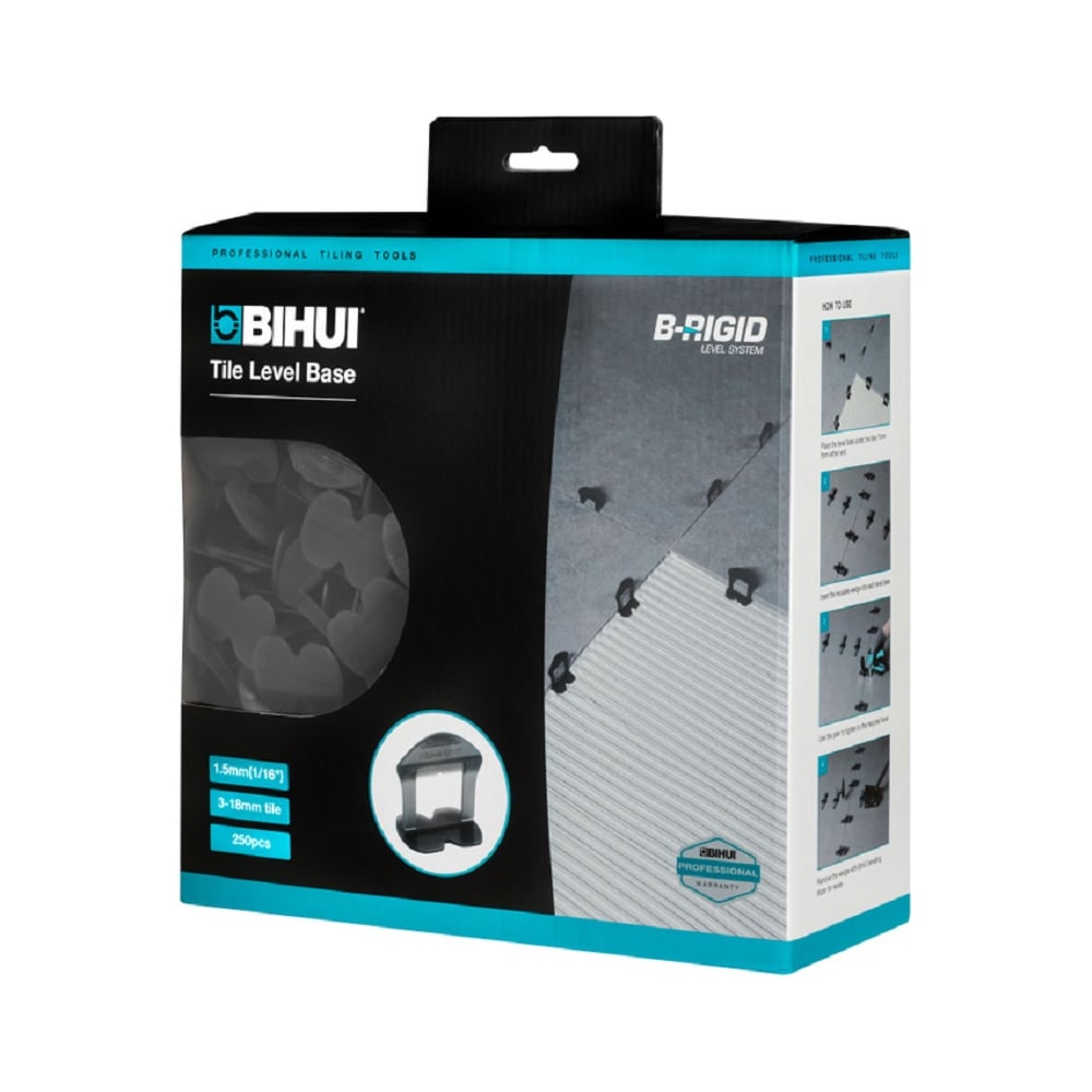 Изображение товара Зажим для системы выравнивания плитки BIHUI BLS2250 1.5 мм 250 шт