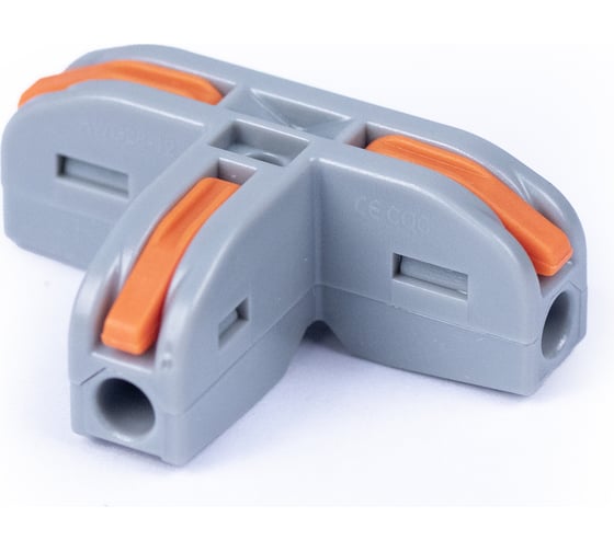 Изображение товара Клемма соединительная универсальная Cabeus Т-образный ответвитель, 1 полюс, с рычагом, 0,08-4,0 PCT-112