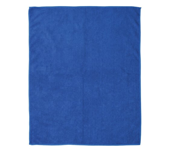 Изображение товара Тряпка для мытья пола ЛЮБАША ЭКОНОМ ПЛЮС плотная микрофибра, 50х60см, синяя 606308