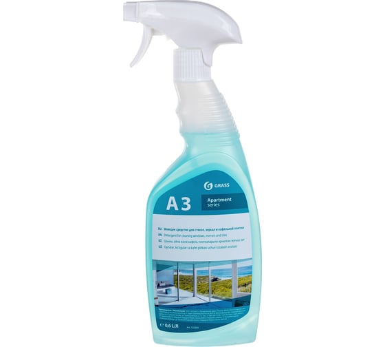 Изображение товара Моющее средство для стекол, зеркал и кафельной плитки Grass Apartament series А3 125260