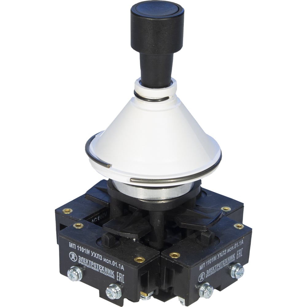 Изображение товара Переключатель крестовой Электротехник ПК12-21Д822-54 УХЛ3, 380В/50Гц, 10А, с защитой от попадания стружки, рукоятка - 8 полюсов с пятью фиксирующими положениями, толкатель - 2 полюса, IP54, ET001484