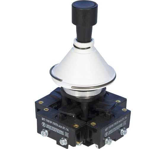 Изображение товара Переключатель крестовой Электротехник ПК12-21Д822-54 УХЛ3, 380В/50Гц, 10А, с защитой от попадания стружки, рукоятка - 8 полюсов с пятью фиксирующими положениями, толкатель - 2 полюса, IP54, ET001484