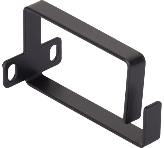 Изображение товара Кольцо для вертикальной разводки кабелей NIKOMAX 50х80мм, металл, черный NMC-OV800-BK