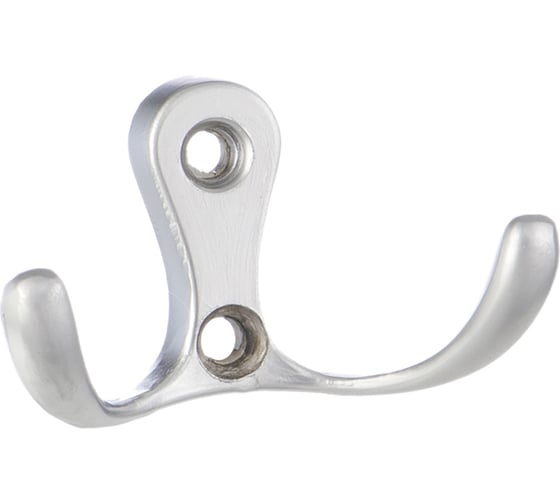 Изображение товара Крючок Tech-Krep/Zitar 207, 2-х рожковый, матовый хром 1 шт 129923