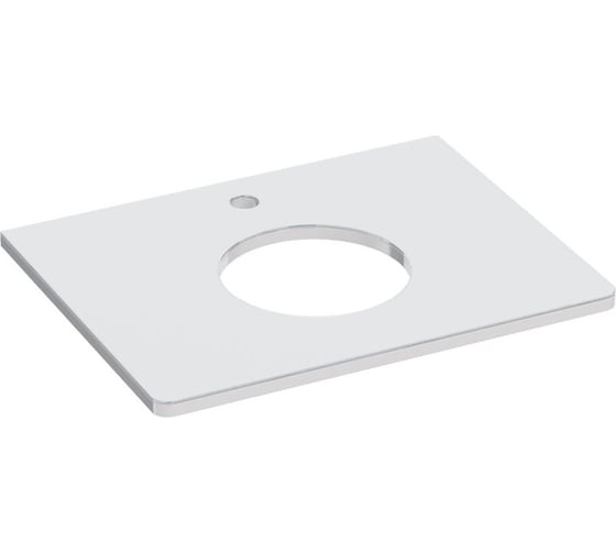 Изображение товара Столешница Lemark MIANO 60 см, из стекла, цвет: белый LM06M60S