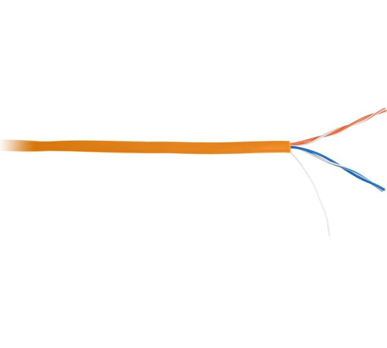 Изображение товара Кабель U/UTP NETLAN 2 пары, Кат.5, одножильный, медный, оранжевый, 305м EC-UU002-5-LSZH-OR