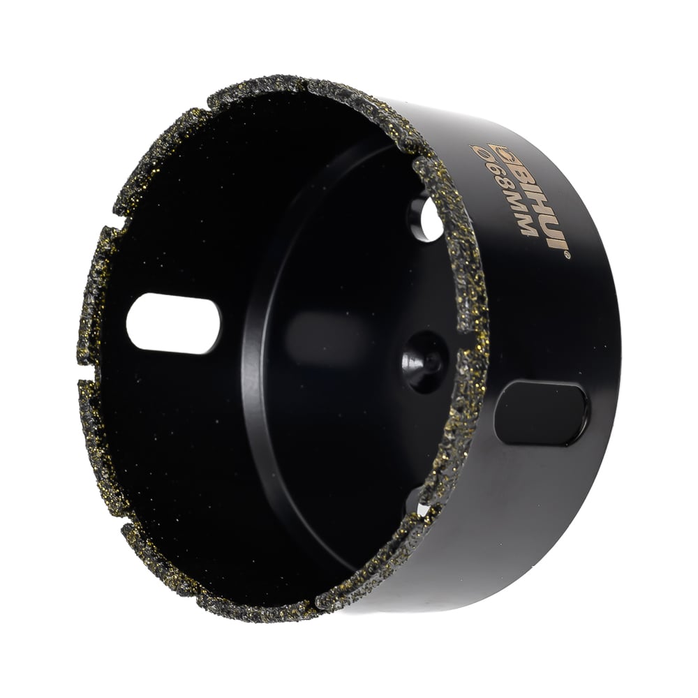 Изображение товара Алмазная коронка по стеклу и керамике BIHUI DBW68 68 мм гальваническая