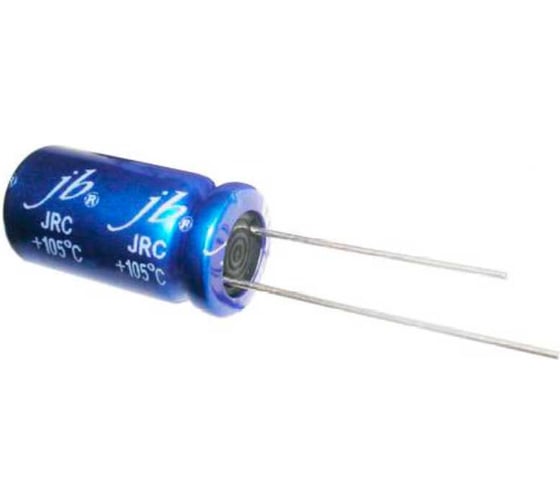 Изображение товара Конденсатор электролитический JB Capacitors 330мкФ, 50В, 105C, 10x21 / P:5 мм, (Low Imp), JRC1H331M05001000210000B-264