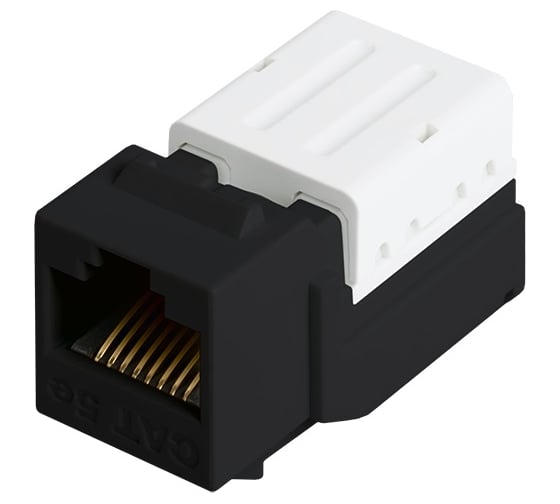 Изображение товара Модуль Keystone NIKOMAX Кат.5e, для FT-TOOL, не экранированный, черный NMC-KJUD2-FT-BK