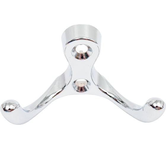 Изображение товара Крючок Tech-Krep/Zitar 207, 2-х рожковый, хром 1 шт 129921