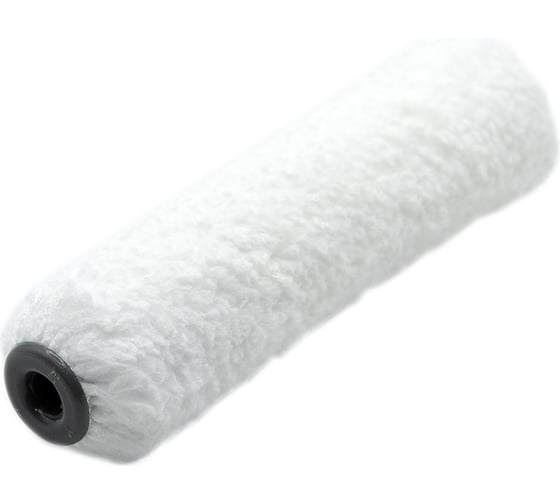 Изображение товара Мини-валик Deltaroll белый микрофибра премиум, ворс 9 мм, 100x15 мм R09100