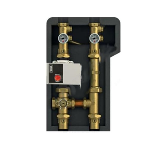 Изображение товара Насосная группа Giacomini Ду 25 правая со смешением без насоса R586RY114 115-5377