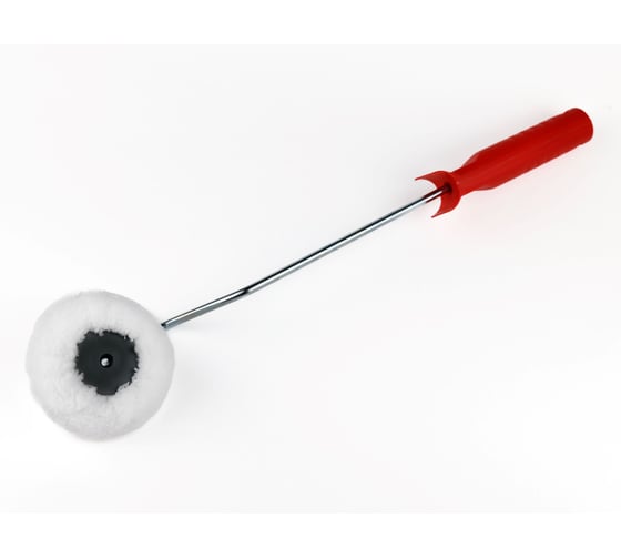 Изображение товара Валик для покраски углов Deltaroll O100мм, ворс 9мм, с ручкой Standart 6мм RH17202