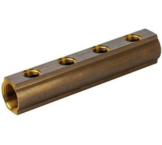 Изображение товара Коллектор R582A Giacomini латунь, 1 1/4 ВР/ВР на 4 вых 3/4 ВР R582AY004 040-0125