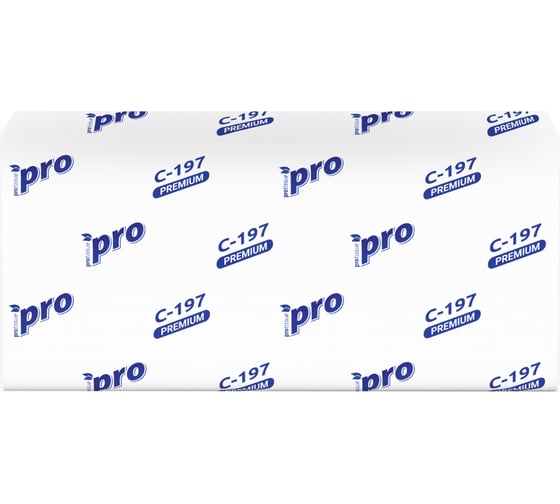 Изображение товара Полотенца бумажные V сложения, 2сл, 200 листов Protissue С-197