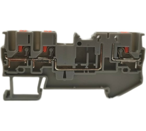 Изображение товара Клемма нажимная с разъединителем UPUN UJ6-2.5/1×2FD, 90 шт 421494