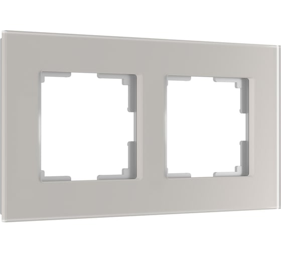 Изображение товара Рамка WERKEL на 2 пост Senso (стекло soft-touch) дымчатый a067415