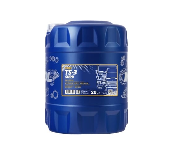 Изображение товара Полусинтетическое моторное масло MANNOL TS-3 UHPD EXTRA 10W40 20 л 10W-40 710320