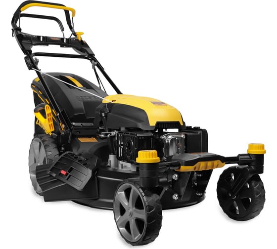 Изображение товара Газонокосилка Champion 3кВт, привод 508мм, 65л, 25-75мм, 1 рычаг/6, 38.5кг, 4в1, 4 колеса 2 разблок LMZ5130/2