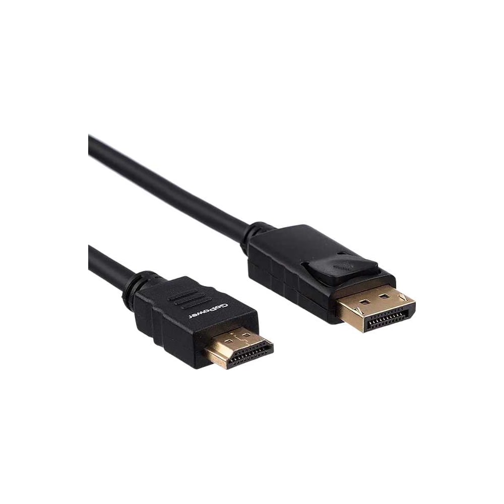 Изображение товара Кабель GoPower DisplayPort-HDMI 2.0, 1.8м, черный