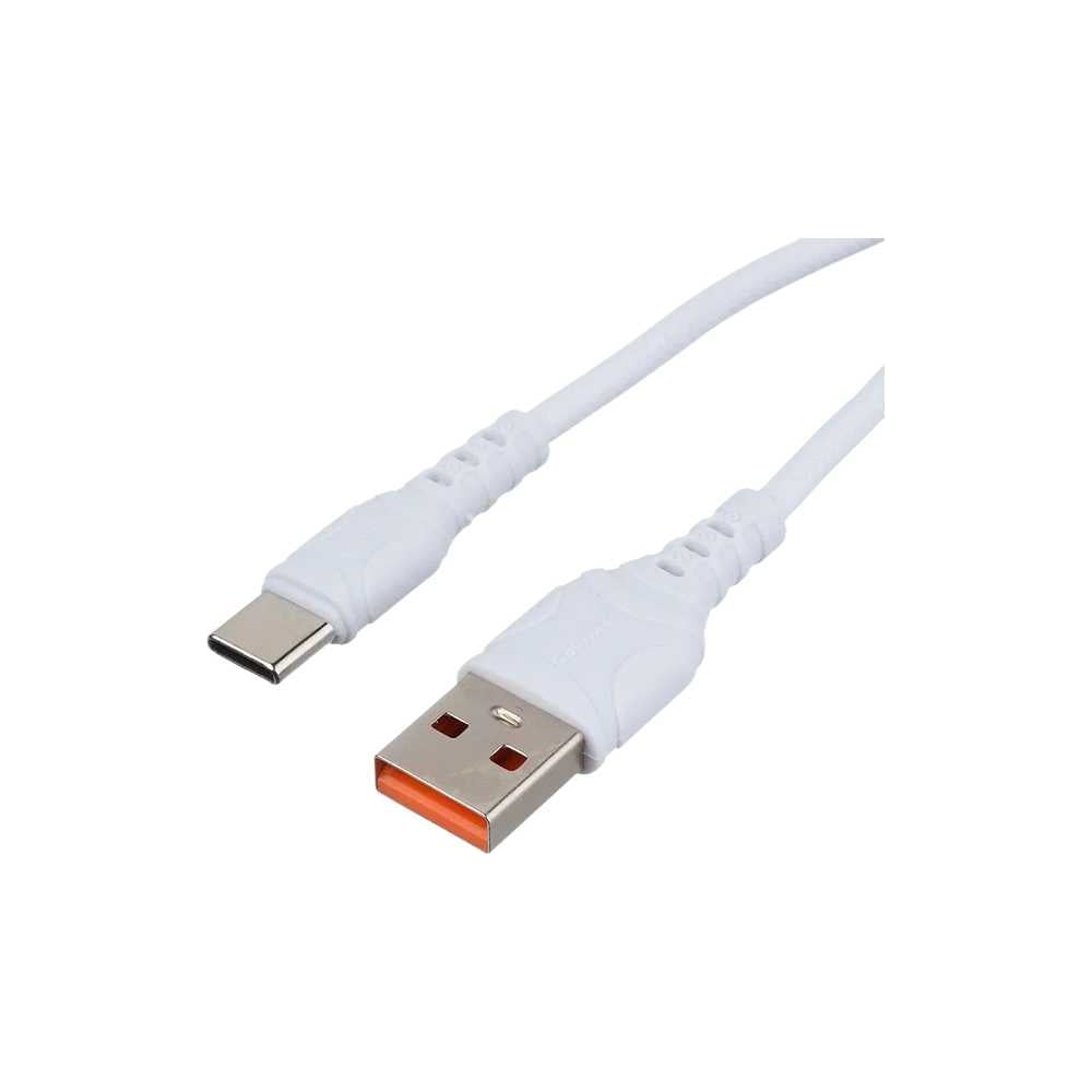 Кабель GoPower GP06T USB (m)-Type-C (m) 1.0м 2.4A ПВХ белый 00-00022781