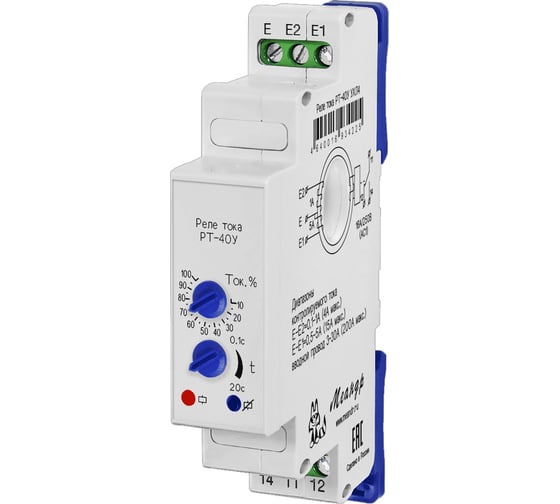 Изображение товара Реле контроля переменного тока Меандр РТ-40У УХЛ4 A8302-16934225