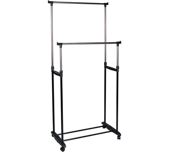 Изображение товара Напольная вешалка Рыжий кот CR465 на колёсах, 2 перекладины CR465 78х42х93х168 см 312172