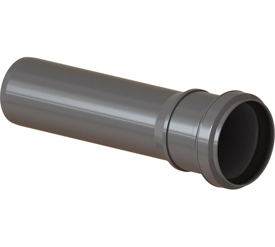 Изображение товара Патрубок EVER PLAST 50 мм, 0.15 м, ПП, толщина 1.8 мм 554805