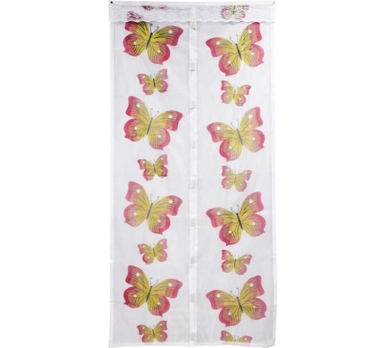 Изображение товара Антимоскитная сетка на магнитах Капутомоскито дизайн Бабочки KM-BD 311257