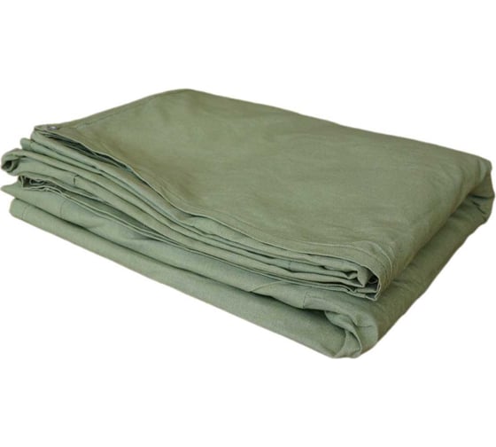 Изображение товара Тент брезентовый огнеупорный 6x10 м, 460 гр/кв.м. Промышленник ТБ610460