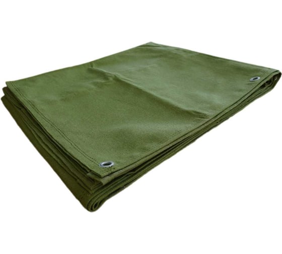 Изображение товара Тент брезентовый влагостойкий 6x10 м, 390 гр/кв.м. Промышленник ТБ610390