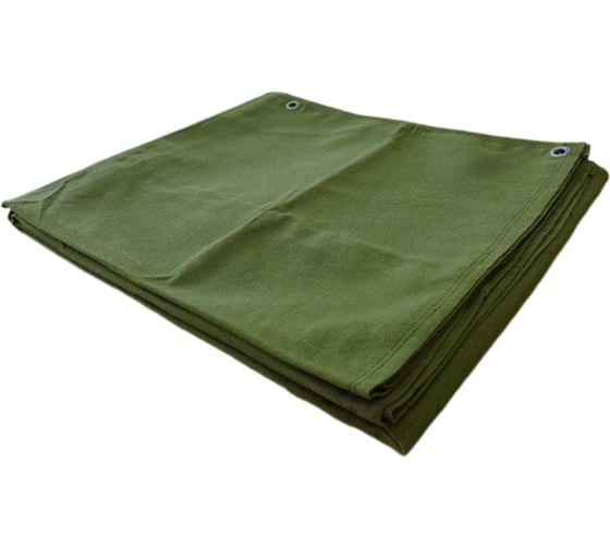 Изображение товара Тент брезентовый влагостойкий 3x5 м, 390 гр/кв.м. Промышленник ТБ35390