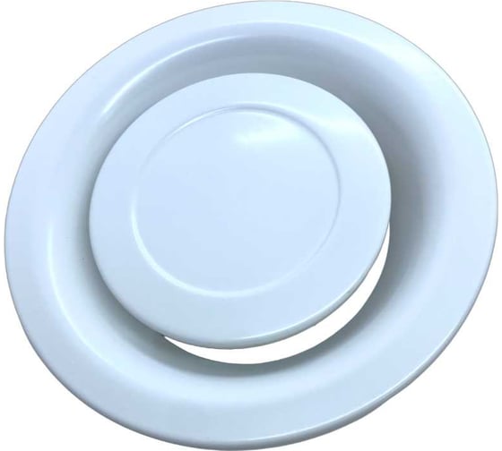 Изображение товара Европейские вытяжные металлические диффузоры с фланцем, D125 мм DEC DNK125