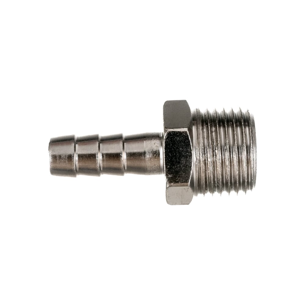 Изображение товара Штуцер елочка с наружной резьбой 10 мм, резьба 1/2"М, для компрессора BlackWeld 1114011
