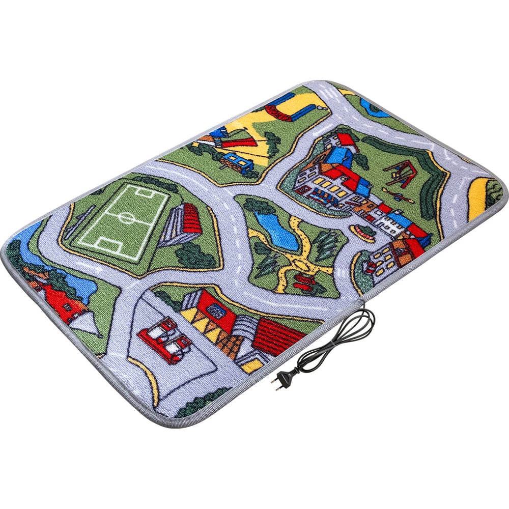 Изображение товара Коврик греющий STEM ENERGY КТ3 Городок 86х56 двусторонний с термостатом