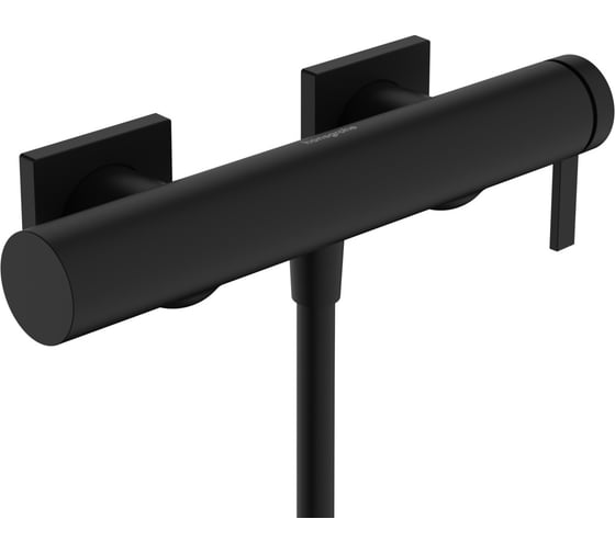 Изображение товара Однорычажный смеситель для душа Hansgrohe Tecturis E наружного монтажа, матовый черный 73620670