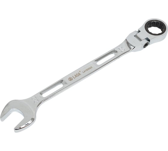 Изображение товара Ключ комбинированный трещоточный шарнирный LAOA 22 мм LA150522