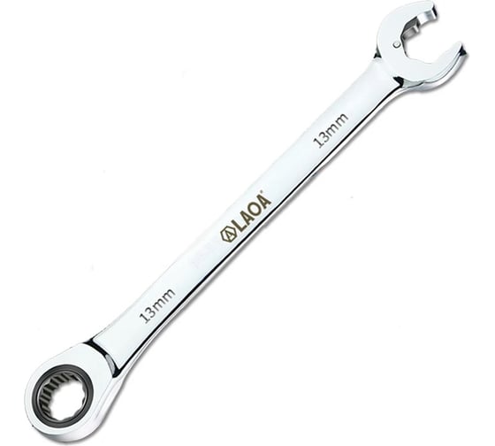 Изображение товара Комбинированный трещоточный ключ LAOA 13 мм LA150613