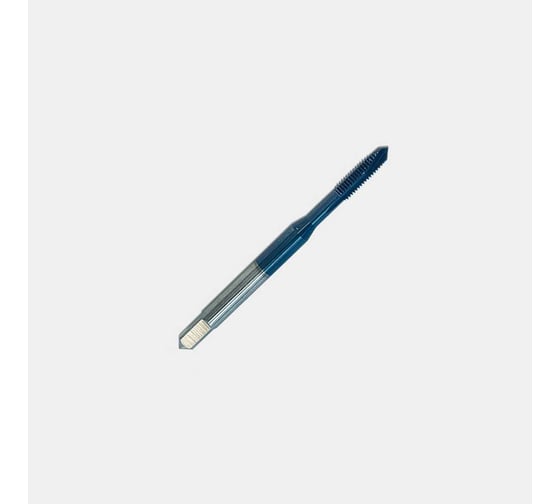 Изображение товара Метчик с прямой канавкой, сквозной РОСИНСТРУМЕНТ М6x1,0 HSS-Co5 TiCN DIN371 76961
