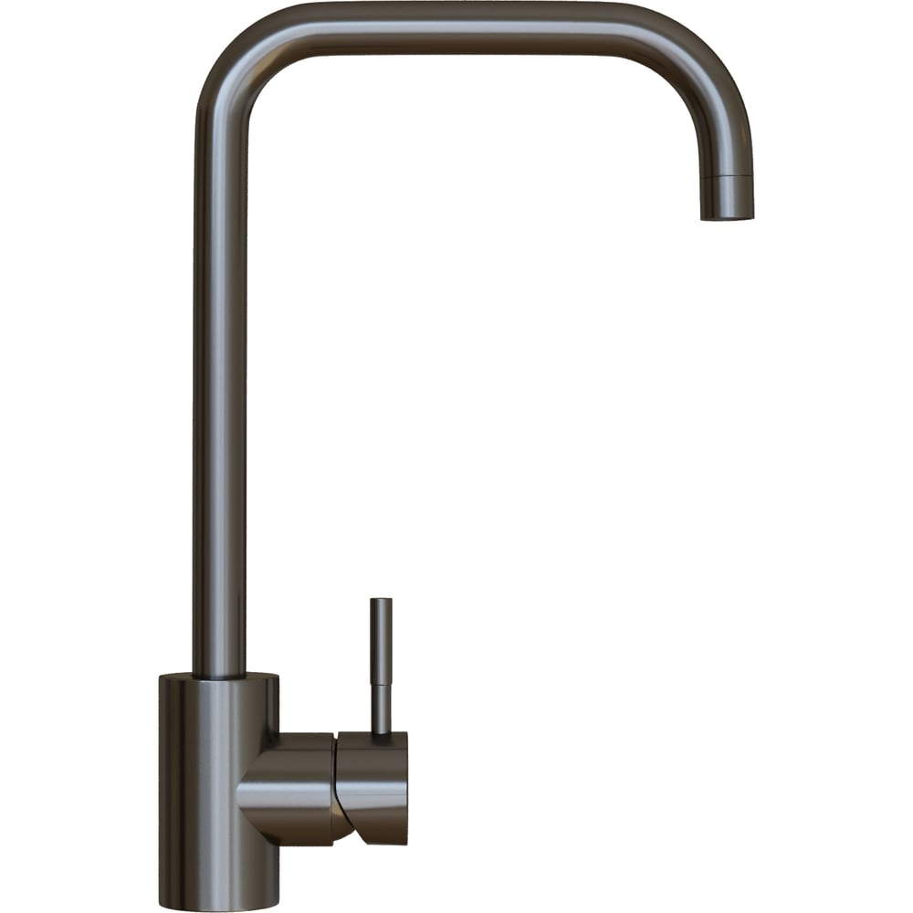 Изображение товара Смеситель для кухни MIXLINE 35k трубчатый излив черный графит MLSS-0301BL