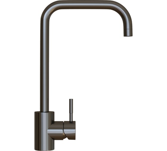 Изображение товара Смеситель для кухни MIXLINE 35k, трубчатый излив, черный графит MLSS-0301BL 553814